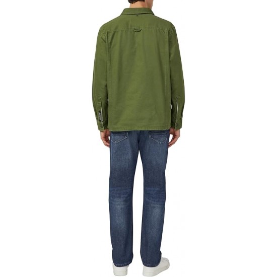 S.Oliver Twill Overshirt with Side Pockets and Wash Πράσινο Τζάκετ 2174259-7983 S.Oliver Twill Overshirt with Side Pockets and Wash Πράσινο Τζάκετ 2174259-7983