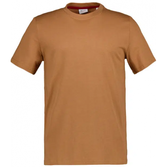 MUSTANG Ανδρικό Κοντομάνικο T-Shirt καφe οργανικό βαμβάκι 1017377 - 3145 MUSTANG Ανδρικό Κοντομάνικο T-Shirt καφe οργανικό βαμβάκι 1017377 - 3145