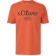 S.Oliver Ανδρικό Κοντομάνικο T-Shirt Πορτοκαλί 2139909-34D1 S.Oliver Ανδρικό Κοντομάνικο T-Shirt Πορτοκαλί 2139909-34D1