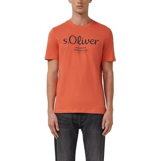 S.Oliver Ανδρικό Κοντομάνικο T-Shirt Πορτοκαλί 2139909-34D1 S.Oliver Ανδρικό Κοντομάνικο T-Shirt Πορτοκαλί 2139909-34D1