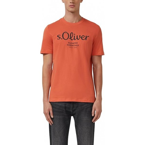 S.Oliver Ανδρικό Κοντομάνικο T-Shirt Πορτοκαλί 2139909-34D1 S.Oliver Ανδρικό Κοντομάνικο T-Shirt Πορτοκαλί 2139909-34D1