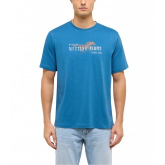 MUSTANG Ανδρικό Κοντομάνικο T-Shirt 1017381-5232 MUSTANG Ανδρικό Κοντομάνικο T-Shirt 1017381-5232
