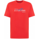 MUSTANG Ανδρικό Κοντομάνικο T-Shirt κόκκινο 1017381-7270 MUSTANG Ανδρικό Κοντομάνικο T-Shirt κόκκινο 1017381-7270