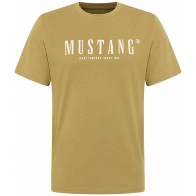 MUSTANG Ανδρικό Κοντομάνικο T-Shirt Μουσταρδί 1017378-6292