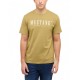MUSTANG Ανδρικό Κοντομάνικο T-Shirt Μουσταρδί 1017378-6292 MUSTANG Ανδρικό Κοντομάνικο T-Shirt Μουσταρδί 1017378-6292