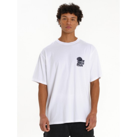 Emerson CONSCIOUS LIVIN ΑΝΔΡΙΚΟ ΚΟΝΤΟΜΑΝΙΚΟ T-SHIRT 261.EM33.55 white Emerson CONSCIOUS LIVIN ΑΝΔΡΙΚΟ ΚΟΝΤΟΜΑΝΙΚΟ T-SHIRT 261.EM33.55 white