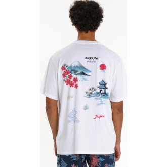 Emerson JAPAN ΑΝΔΡΙΚΟ ΚΟΝΤΟΜΑΝΙΚΟ T-SHIRT 261.EM33.50 white