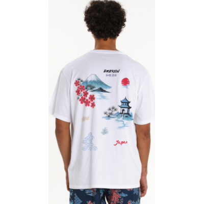 Emerson JAPAN ΑΝΔΡΙΚΟ ΚΟΝΤΟΜΑΝΙΚΟ T-SHIRT 261.EM33.50 white Emerson JAPAN ΑΝΔΡΙΚΟ ΚΟΝΤΟΜΑΝΙΚΟ T-SHIRT 261.EM33.50 white