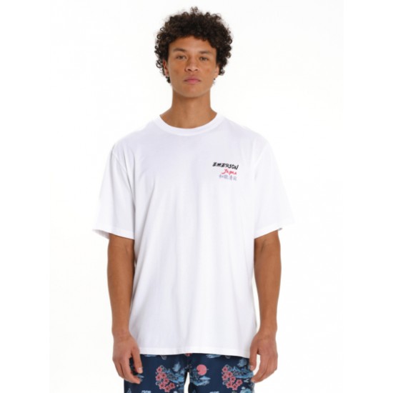 Emerson JAPAN ΑΝΔΡΙΚΟ ΚΟΝΤΟΜΑΝΙΚΟ T-SHIRT 261.EM33.50 white Emerson JAPAN ΑΝΔΡΙΚΟ ΚΟΝΤΟΜΑΝΙΚΟ T-SHIRT 261.EM33.50 white