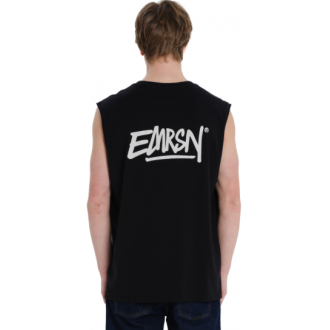 Emerson  ΑΝΔΡΙΚΗ ΑΜΑΝΙΚΗ ΜΠΛΟΥΖΑ ΜΕ ΤΥΠΩΜΑ 261.EM37.24 black