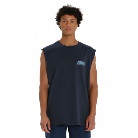 Emerson  ΑΝΔΡΙΚΗ ΑΜΑΝΙΚΗ ΜΠΛΟΥΖΑ ΜΕ ΤΥΠΩΜΑ  261.EM37.24 dusky blue