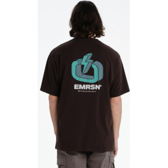 Emerson 3D VISIONS COMPANY ΑΝΔΡΙΚΟ ΚΟΝΤΟΜΑΝΙΚΟ T-SHIRT 261.EM33.08 coffee brown