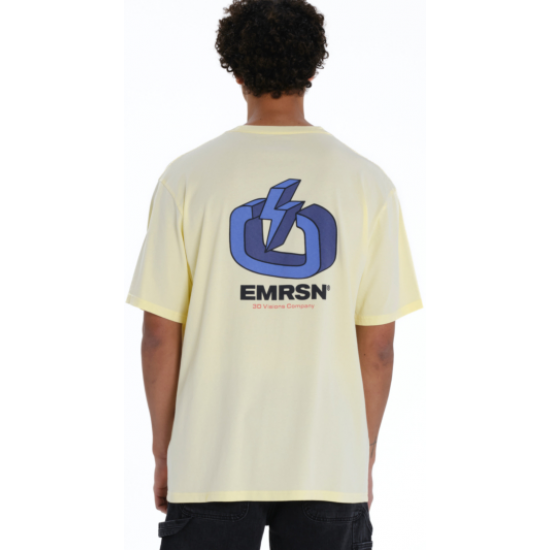 Emerson 3D VISIONS COMPANY ΑΝΔΡΙΚΟ ΚΟΝΤΟΜΑΝΙΚΟ T-SHIRT261.EM33.08 pale yellow Emerson 3D VISIONS COMPANY ΑΝΔΡΙΚΟ ΚΟΝΤΟΜΑΝΙΚΟ T-SHIRT261.EM33.08 pale yellow