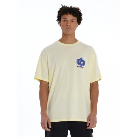 Emerson 3D VISIONS COMPANY ΑΝΔΡΙΚΟ ΚΟΝΤΟΜΑΝΙΚΟ T-SHIRT261.EM33.08 pale yellow Emerson 3D VISIONS COMPANY ΑΝΔΡΙΚΟ ΚΟΝΤΟΜΑΝΙΚΟ T-SHIRT261.EM33.08 pale yellow