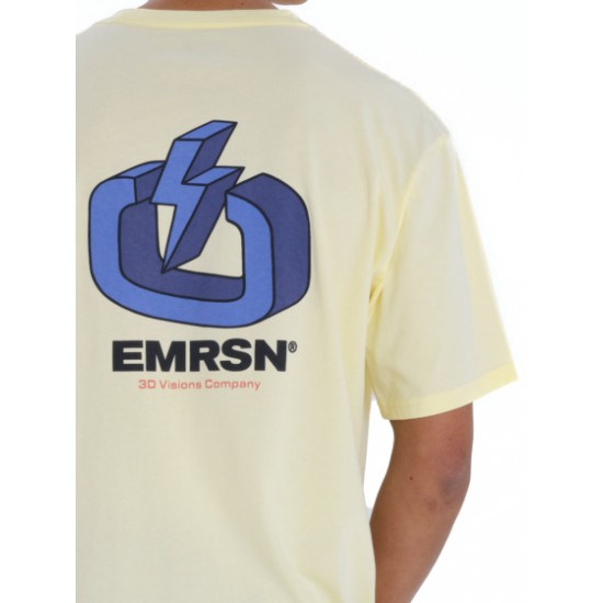 Emerson 3D VISIONS COMPANY ΑΝΔΡΙΚΟ ΚΟΝΤΟΜΑΝΙΚΟ T-SHIRT261.EM33.08 pale yellow Emerson 3D VISIONS COMPANY ΑΝΔΡΙΚΟ ΚΟΝΤΟΜΑΝΙΚΟ T-SHIRT261.EM33.08 pale yellow