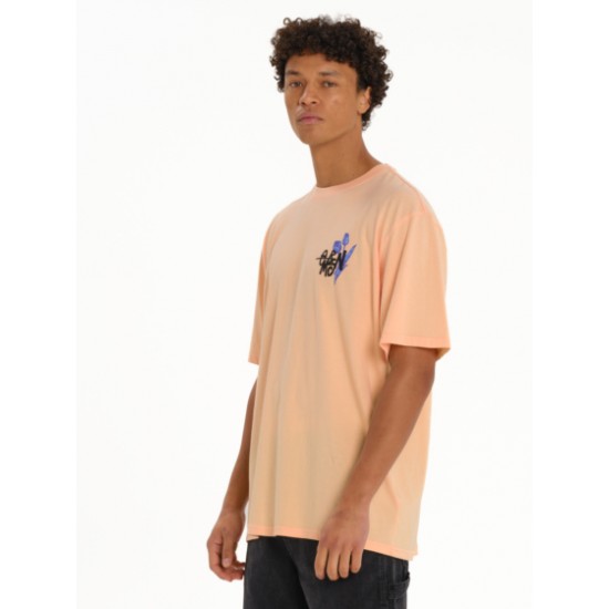 Emerson ΑΝΔΡΙΚΟ ΚΟΝΤΟΜΑΝΙΚΟ T-SHIRT 261.EM33.48 peach Emerson ΑΝΔΡΙΚΟ ΚΟΝΤΟΜΑΝΙΚΟ T-SHIRT 261.EM33.48 peach