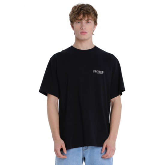 Emerson LO-FI SUNSET SOUNDS ΑΝΔΡΙΚΟ ΚΟΝΤΟΜΑΝΙΚΟ T-SHIRT 261.EM33.32 black Emerson LO-FI SUNSET SOUNDS ΑΝΔΡΙΚΟ ΚΟΝΤΟΜΑΝΙΚΟ T-SHIRT 261.EM33.32 black