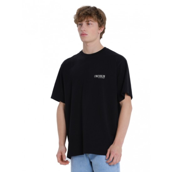 Emerson LO-FI SUNSET SOUNDS ΑΝΔΡΙΚΟ ΚΟΝΤΟΜΑΝΙΚΟ T-SHIRT 261.EM33.32 black Emerson LO-FI SUNSET SOUNDS ΑΝΔΡΙΚΟ ΚΟΝΤΟΜΑΝΙΚΟ T-SHIRT 261.EM33.32 black