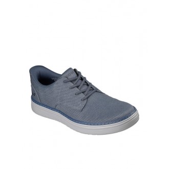 Skechers Hyland Justino Ανδρικά Sneakers Μπλε 205701-NVY Skechers Hyland Justino Ανδρικά Sneakers Μπλε 205701-NVY