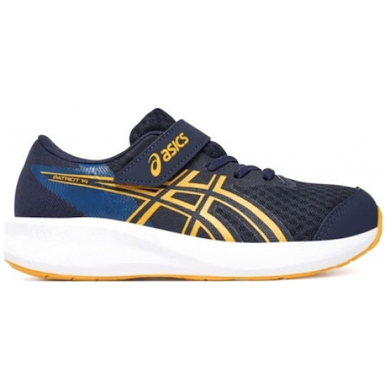 ASICS Patriot Αθλητικά Παιδικά Παπούτσια Running με Σκρατς Μπλε 1014A391-403 ASICS Patriot Αθλητικά Παιδικά Παπούτσια Running με Σκρατς Μπλε 1014A391-403