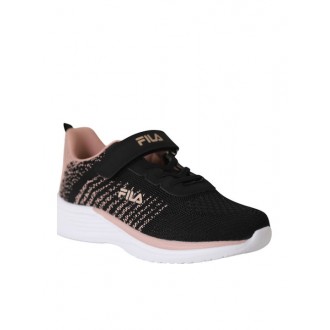 FILA Fast Αθλητικά Παιδικά Παπούτσια Running με Σκρατς Μαύρα 3AF61003-095