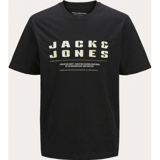 Jack & Jones Junior T-Shirt 12274730- black Jack & Jones Junior T-Shirt 12274730- black