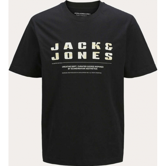 Jack & Jones Junior T-Shirt 12274730- black Jack & Jones Junior T-Shirt 12274730- black