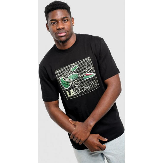 Lacoste Ανδρικό T-shirt TH1446 00 031 noir Lacoste Ανδρικό T-shirt TH1446 00 031 noir