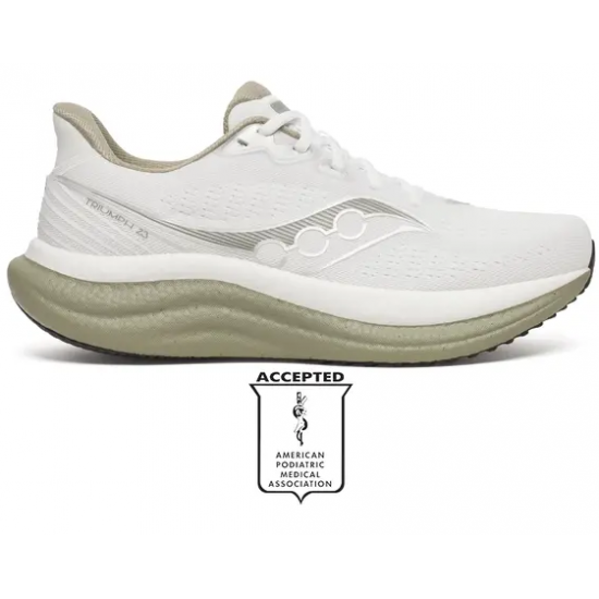 Saucony Triumph 23 Ανδρικά Παπούτσια S21023-130 white-laurel Saucony Triumph 23 Ανδρικά Παπούτσια S21023-130 white-laurel