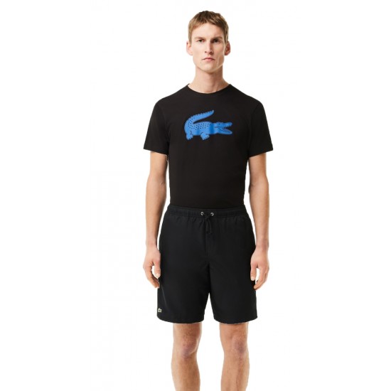 Lacoste Ανδρική Βερμούδα Μαύρη GH353T 00 031 noir Lacoste Ανδρική Βερμούδα Μαύρη GH353T 00 031 noir