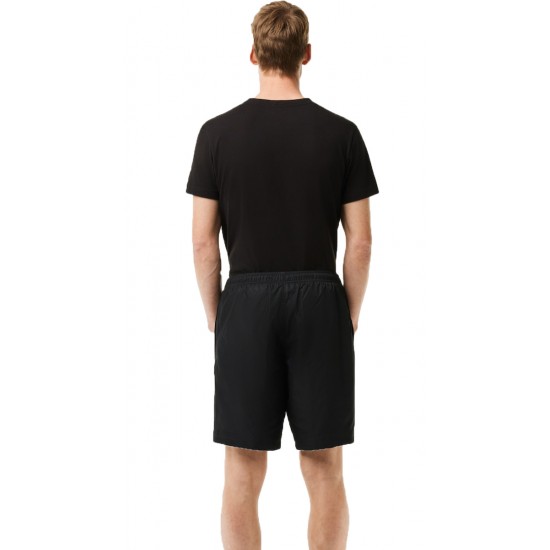 Lacoste Ανδρική Βερμούδα Μαύρη GH353T 00 031 noir Lacoste Ανδρική Βερμούδα Μαύρη GH353T 00 031 noir