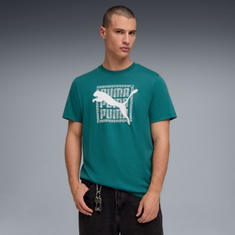 PUMA Wording T-shirt Πράσινο 691775-41 PUMA Wording T-shirt Πράσινο 691775-41