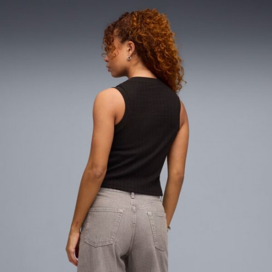 Puma Her Comfort Tank Γυναικείο Αθλητικό T-Shirt Μαύρο 691893-01 Puma Her Comfort Tank Γυναικείο Αθλητικό T-Shirt Μαύρο 691893-01