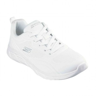 Skechers Bobs B Flex Low Γυναικεία Sneakers Λευκά 117715-W