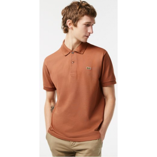 Lacoste ΜΠΛΟΥΖΑ ΚΜ POLO SS L1212 00 LFA marron clair Lacoste ΜΠΛΟΥΖΑ ΚΜ POLO SS L1212 00 LFA marron clair