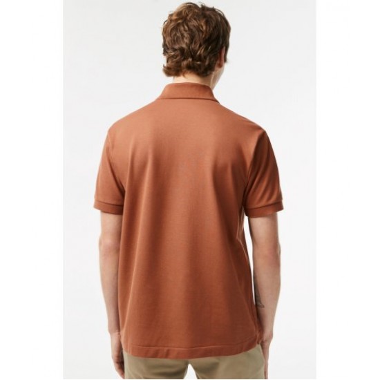 Lacoste ΜΠΛΟΥΖΑ ΚΜ POLO SS L1212 00 LFA marron clair Lacoste ΜΠΛΟΥΖΑ ΚΜ POLO SS L1212 00 LFA marron clair