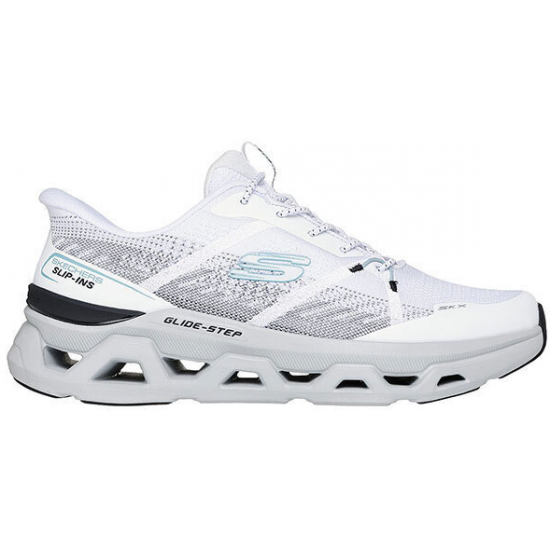 Skechers Glide-Step Ανδρικά Αθλητικά Παπούτσια Λευκά 233023-WGY