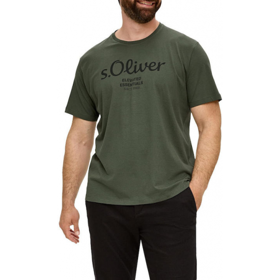 S.Oliver T-shirt with a logo print Plus Size Υπερμέγεθος 2139910-79D1 S.Oliver T-shirt with a logo print Plus Size Υπερμέγεθος 2139910-79D1
