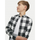 Jack & Jones Junior Πουκάμισο Gingham 12183050 Γκρι Regular Fit Jack & Jones Junior Πουκάμισο Gingham 12183050 Γκρι Regular Fit
