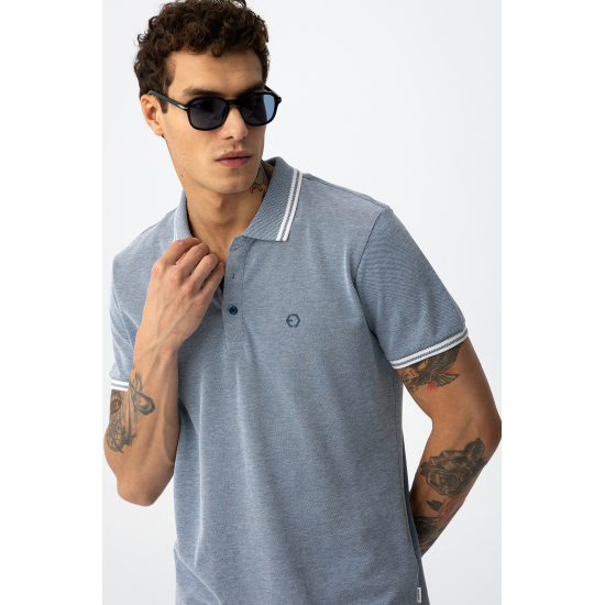 Tiffosi Polo Μπλούζα Μπλε 10064381-782