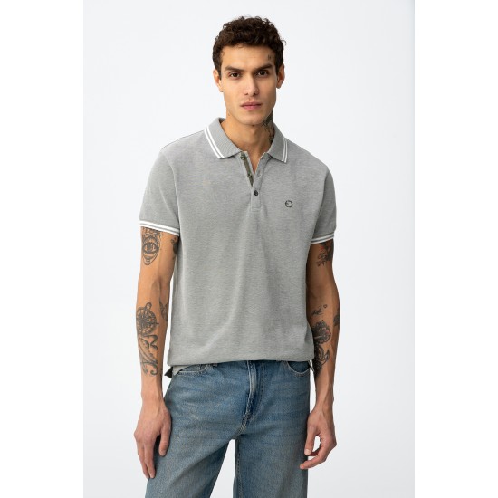 Tiffosi Polo Μπλούζα Γκρι  10064381-838