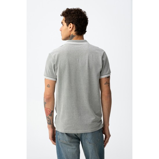 Tiffosi Polo Μπλούζα Γκρι  10064381-838