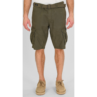 Rebase Cargo Shorts with Belt Ανδρική Βερμούδα 261RMSHO-7028 DK khaki