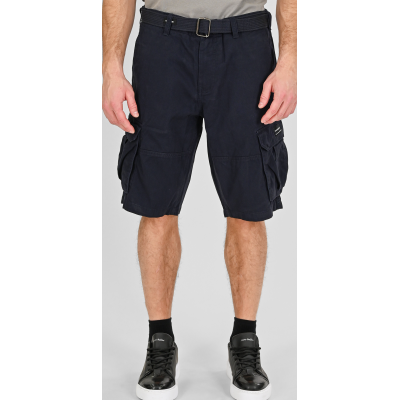 Rebase Cargo Shorts with Belt Ανδρική Βερμούδα 261RMSHO-7028 Navy blue Rebase Cargo Shorts with Belt Ανδρική Βερμούδα 261RMSHO-7028 Navy blue