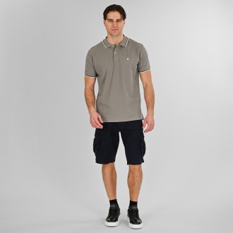 Rebase Cargo Shorts with Belt Ανδρική Βερμούδα 261RMSHO-7028 Navy blue Rebase Cargo Shorts with Belt Ανδρική Βερμούδα 261RMSHO-7028 Navy blue