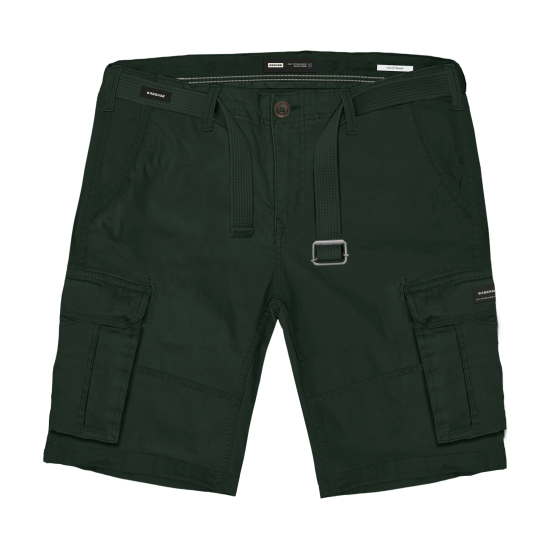 Rebase Cargo Shorts with Belt Ανδρική Βερμούδα 261RMSHO-7028 pesto Rebase Cargo Shorts with Belt Ανδρική Βερμούδα 261RMSHO-7028 pesto