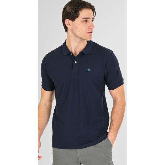 Rebase Polo Pique Aνδρική Μπλούζα 261RPS-3032 navy Rebase Polo Pique Aνδρική Μπλούζα 261RPS-3032 navy