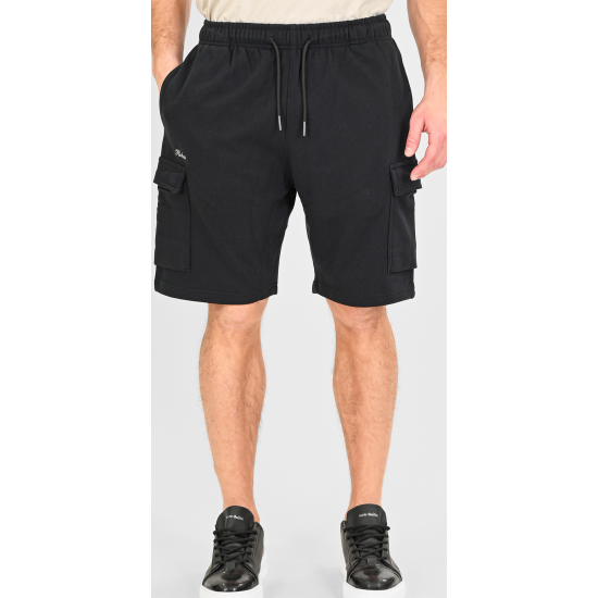 Rebase Shorts Ανδρική Cargo Βερμούδα 261RMS-6025 black