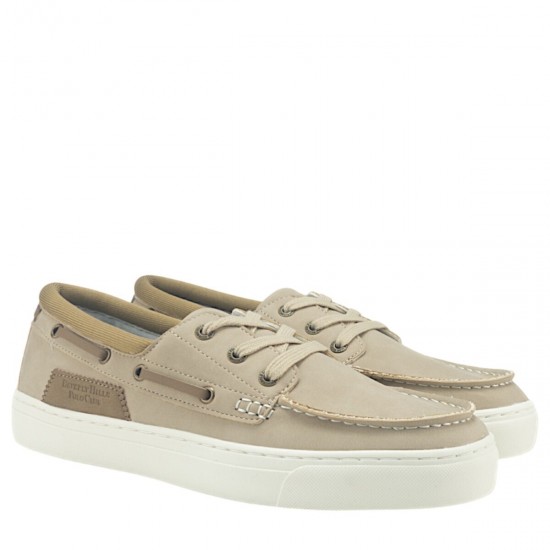 Beverly Hills Polo Club Ανδρικό Μοκασίνι BHM618100-3563 BEIGE Beverly Hills Polo Club Ανδρικό Μοκασίνι BHM618100-3563 BEIGE