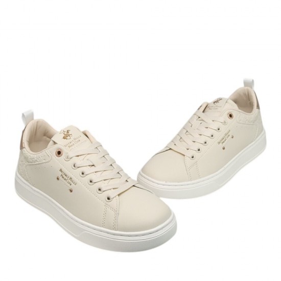 Beverly Hills Polo Club γυναικεία μπεζ sneakers με μεταλλικά στοιχεία BHW615200-0002 beige Beverly Hills Polo Club γυναικεία μπεζ sneakers με μεταλλικά στοιχεία BHW615200-0002 beige